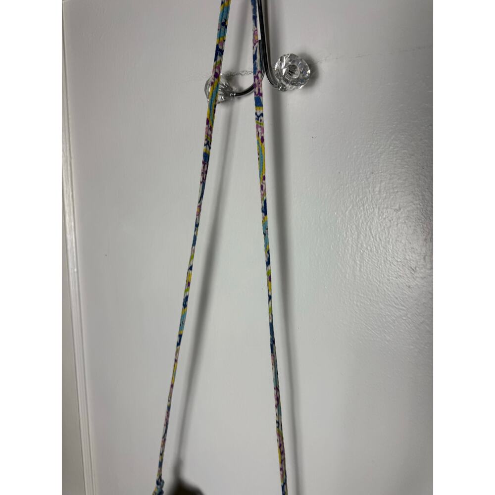Y2K Vera Bradley Capri Blue Crossbody Bag Colorful Nostalgia 00s Retired - Picture 3 of 6